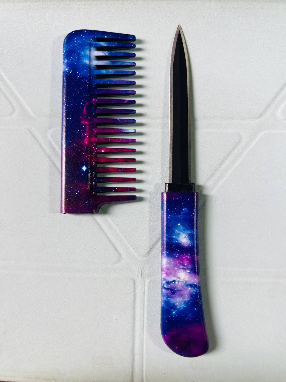 Premium 2 in 1 Comb with Knife