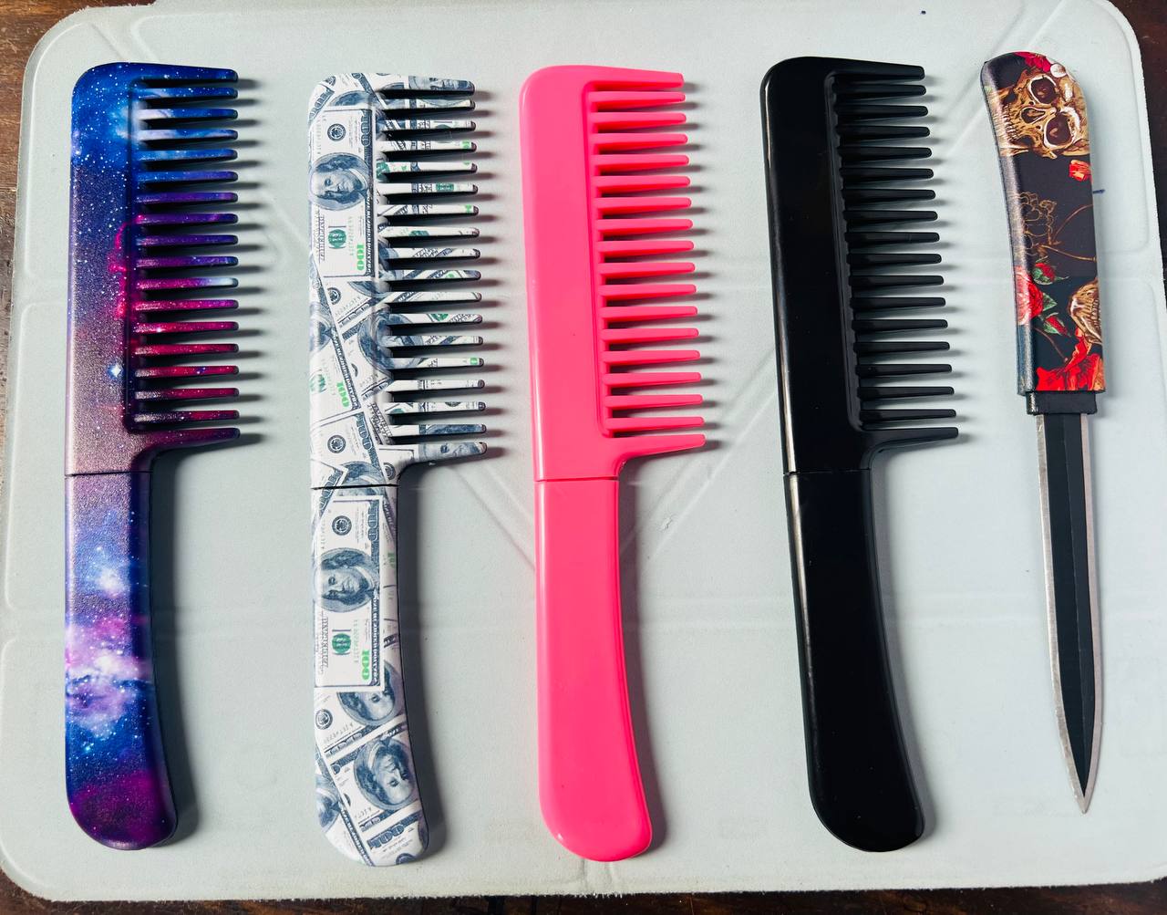 Premium 2 in 1 Comb with Knife